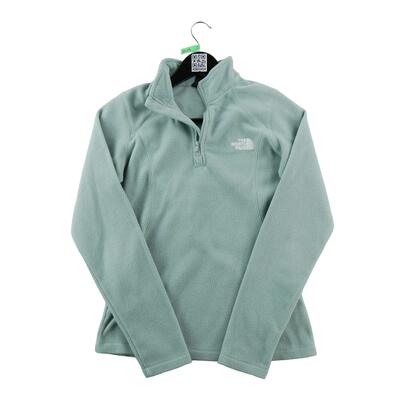 Tweedehands - dames fleece trui 1/4 zip blauw - zeer goede staat