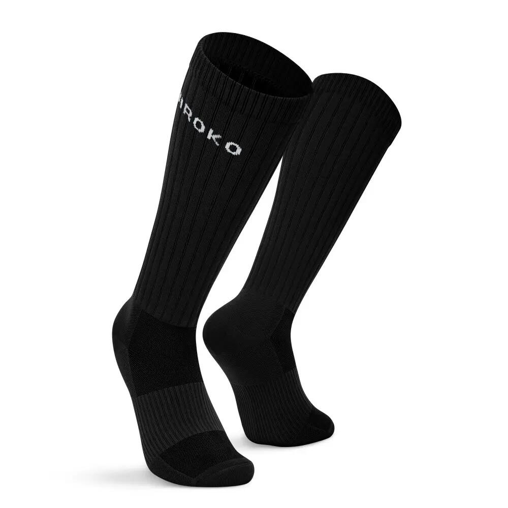 Calcetines altos pádel Hombre y Mujer Contour Black Negro 2/7