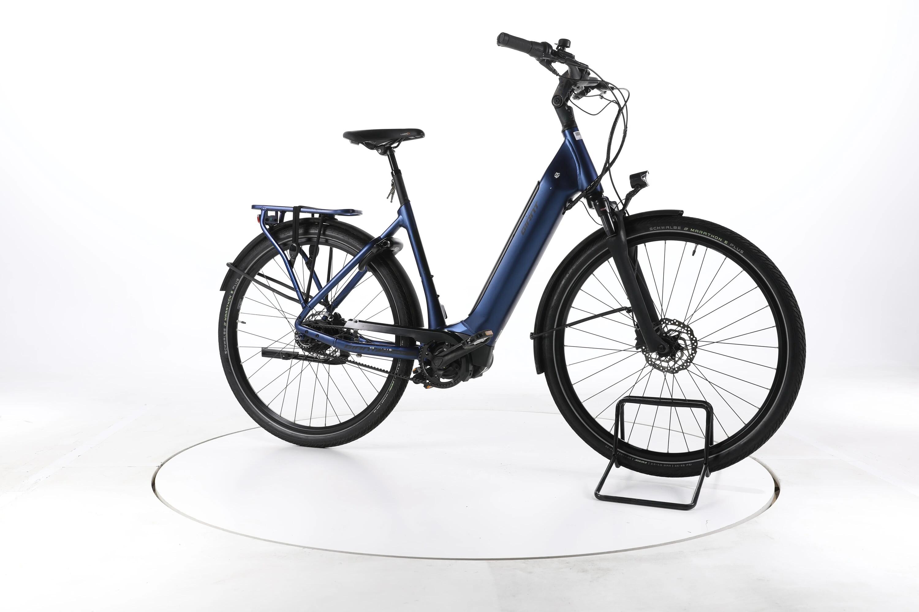 Tweedehands - Giant Dailytour E+ 1 RT City E-Bike Lage instap - Goed 2/7