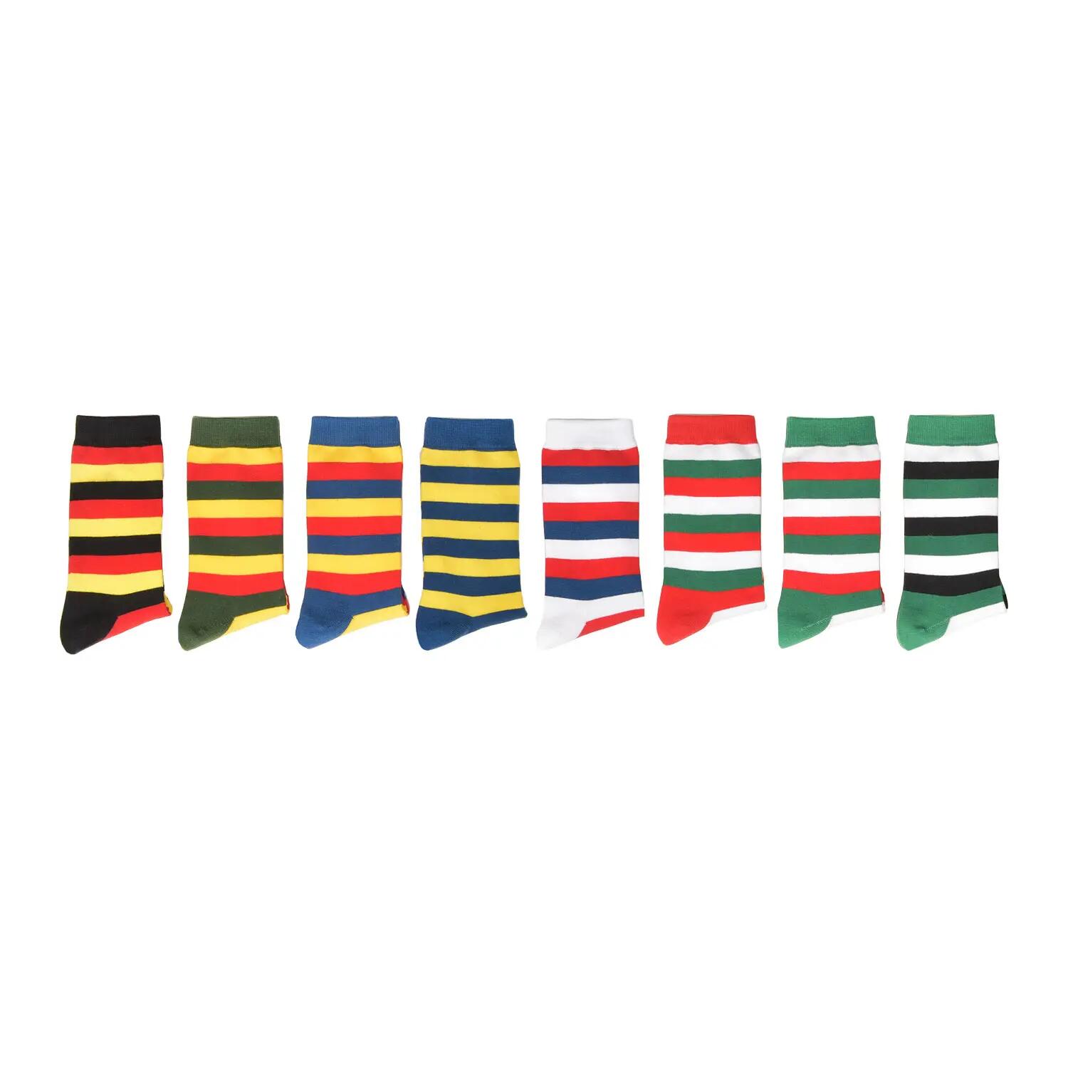 Krawattendackel Chaussettes rayées - 36 - 40 390 noir rouge or 2/2