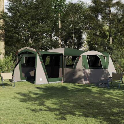 Tente familiale camping VidaXL 20 personnes polyester PU 185T