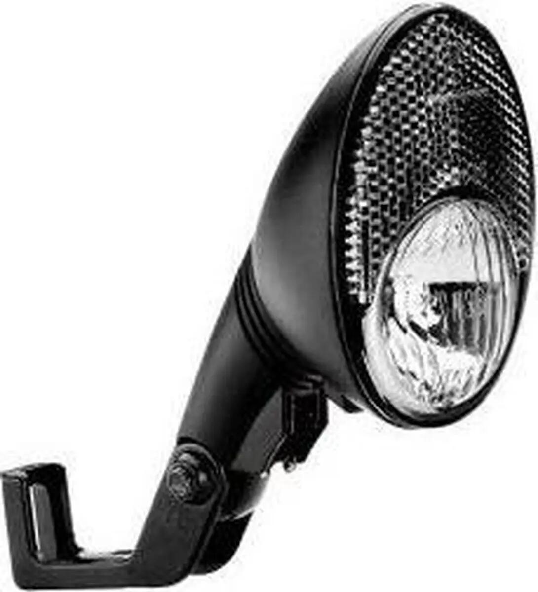 Éclairage vélo avant halogène ovale avec veilleuse Busch + Müller Lumotec noir 1/1