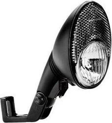 Éclairage vélo avant halogène ovale avec veilleuse Busch + Müller Lumotec noir