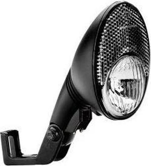 Éclairage vélo avant halogène ovale avec veilleuse Busch + Müller Lumotec noir