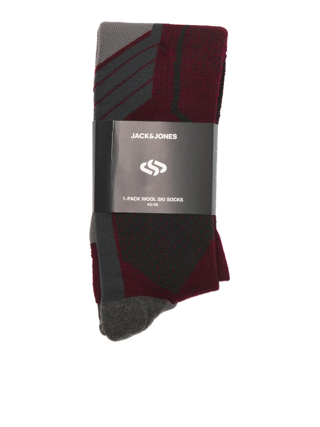 Homme Ski Chaussettes Techniques Mélange de Laine, Mi-bas P-50 Fudge 2/2