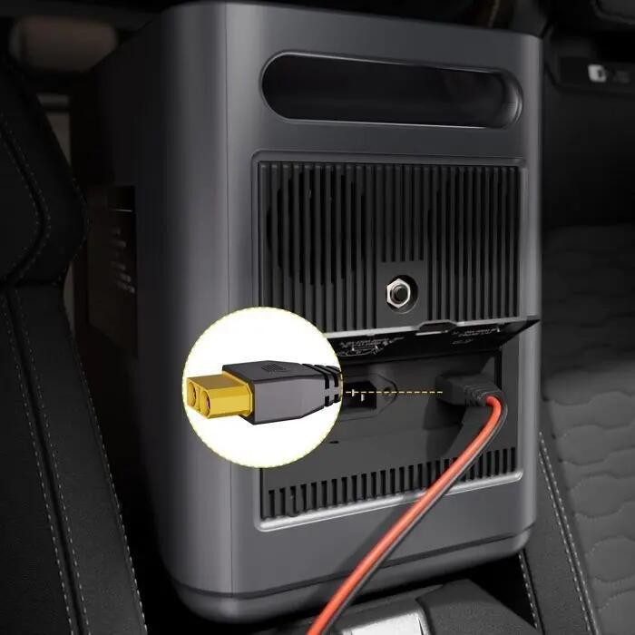 Câble allume-cigare - XT90 - 1m - Recharge solaire - Pour générateurs portables 2/5