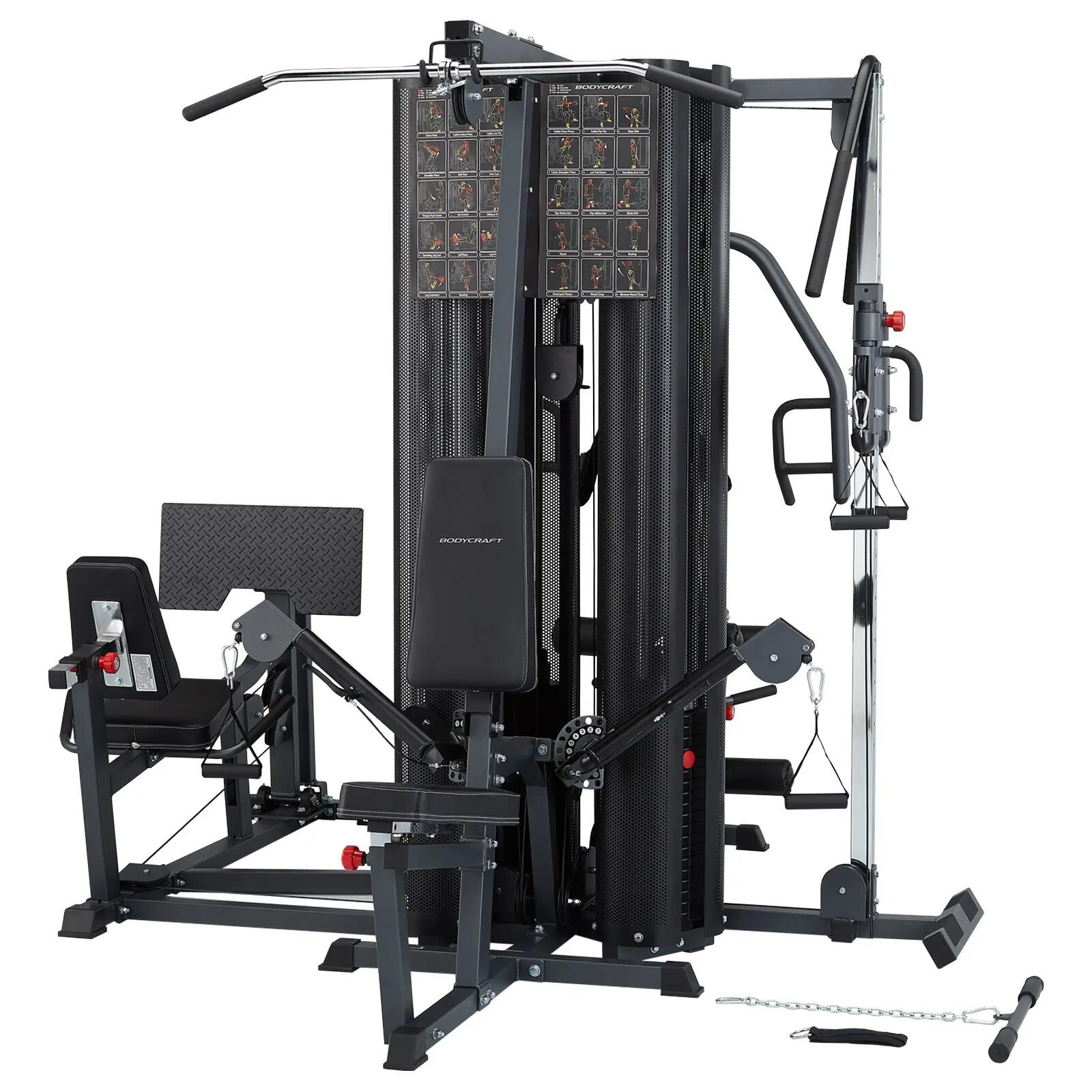 Krachtstation - Fitness - BodyCraft X4 - Zwart 4/4