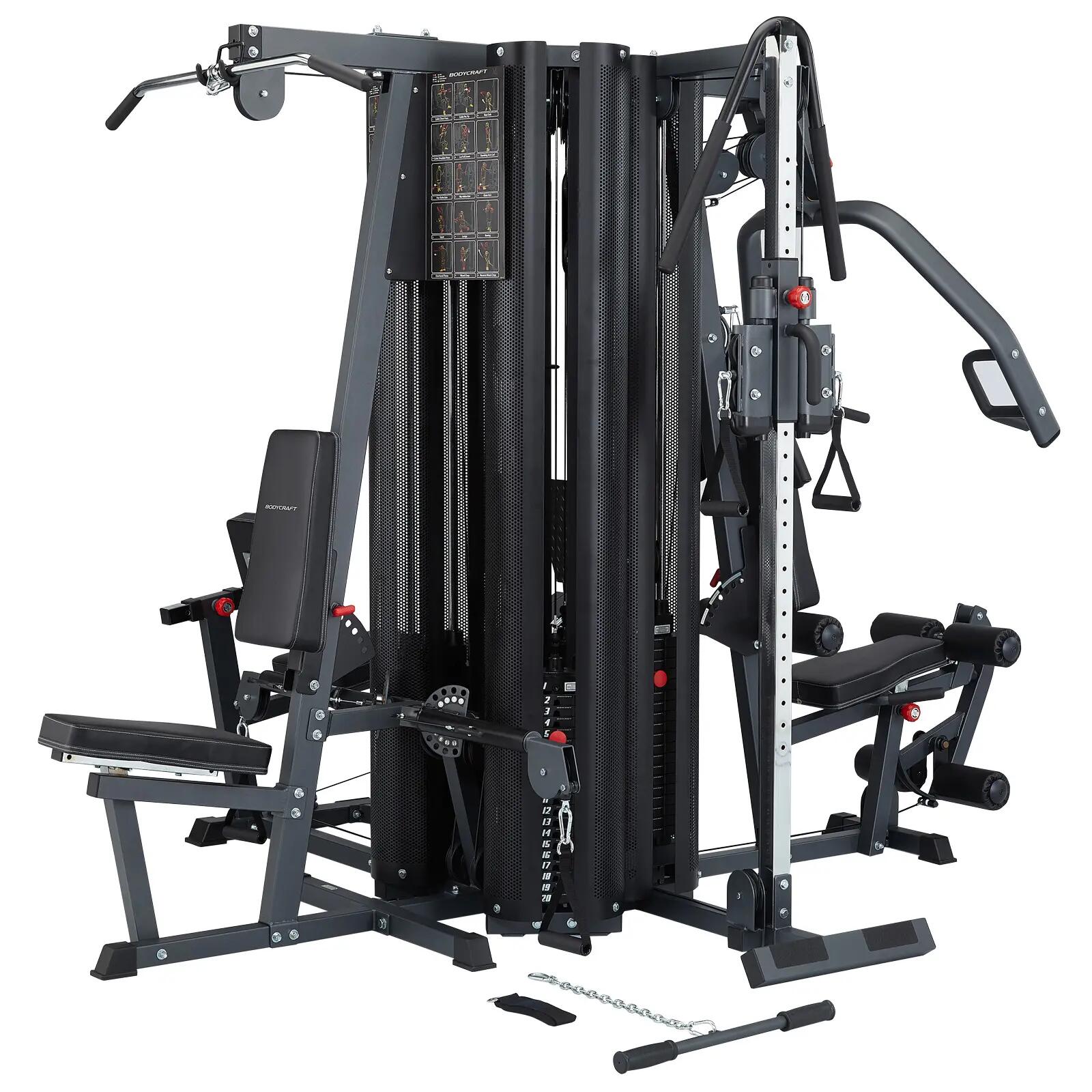 Krachtstation - Fitness - BodyCraft X4 - Zwart 3/4