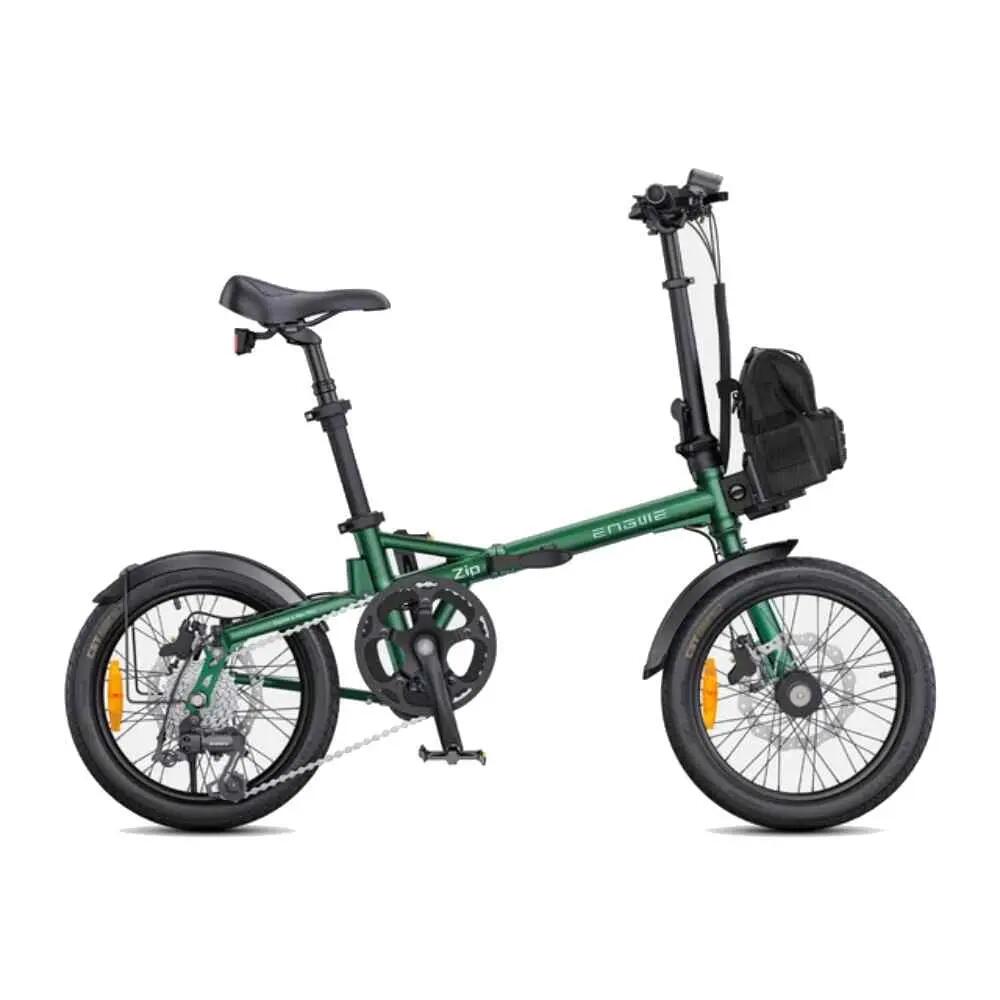 Zip Bicicleta Eléctrica Plegable, Motor 250W, 36V 10Ah, Neumáticos 16" Urbanos 2/4