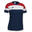 Maillot manches courtes Fille Joma Crew iv bleu marine rouge blanc