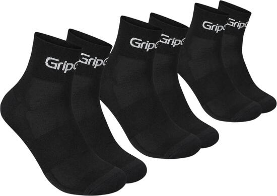 Chaussettes vélo basses GripGrab RIDE Coolmax (x3) unisex