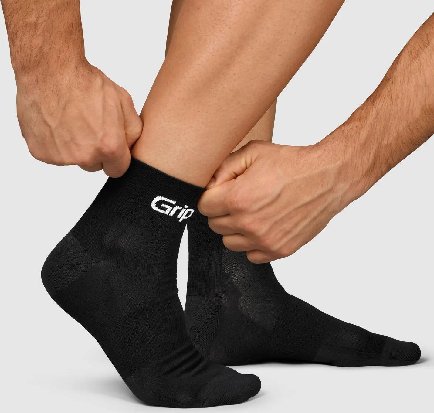 Chaussettes vélo basses GripGrab RIDE Coolmax (x3) unisex 2/6