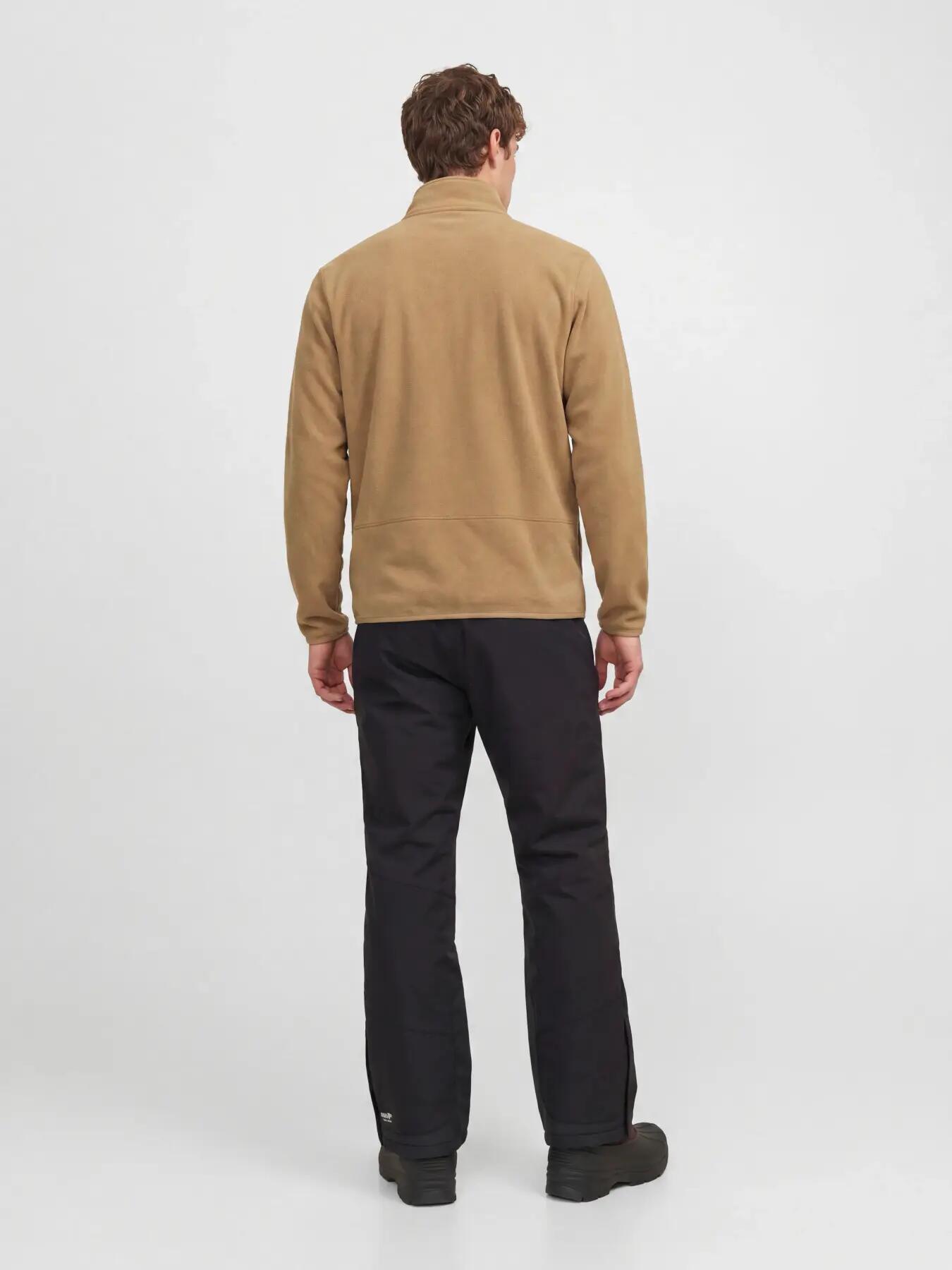 Homem Esqui Sweatshirt Polar Gola Alta e Meio Fecho Tignes A-24 2 Black-Otter 4/9