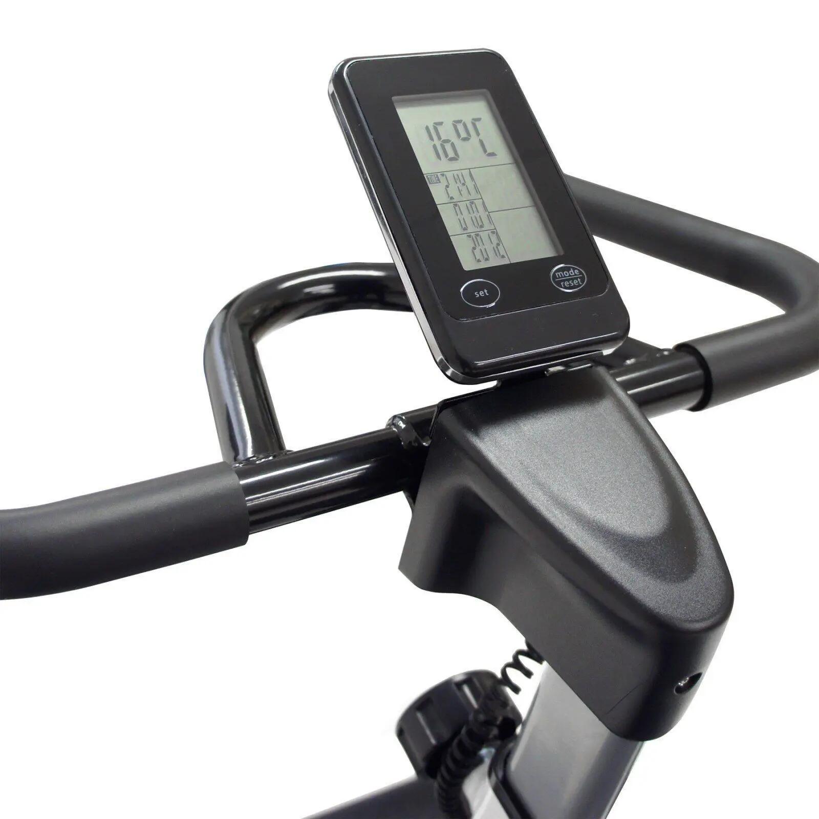 Fiets - Indoor cycling - Unisex - B2 - Spin bike met LCD scherm - Zwart 3/4