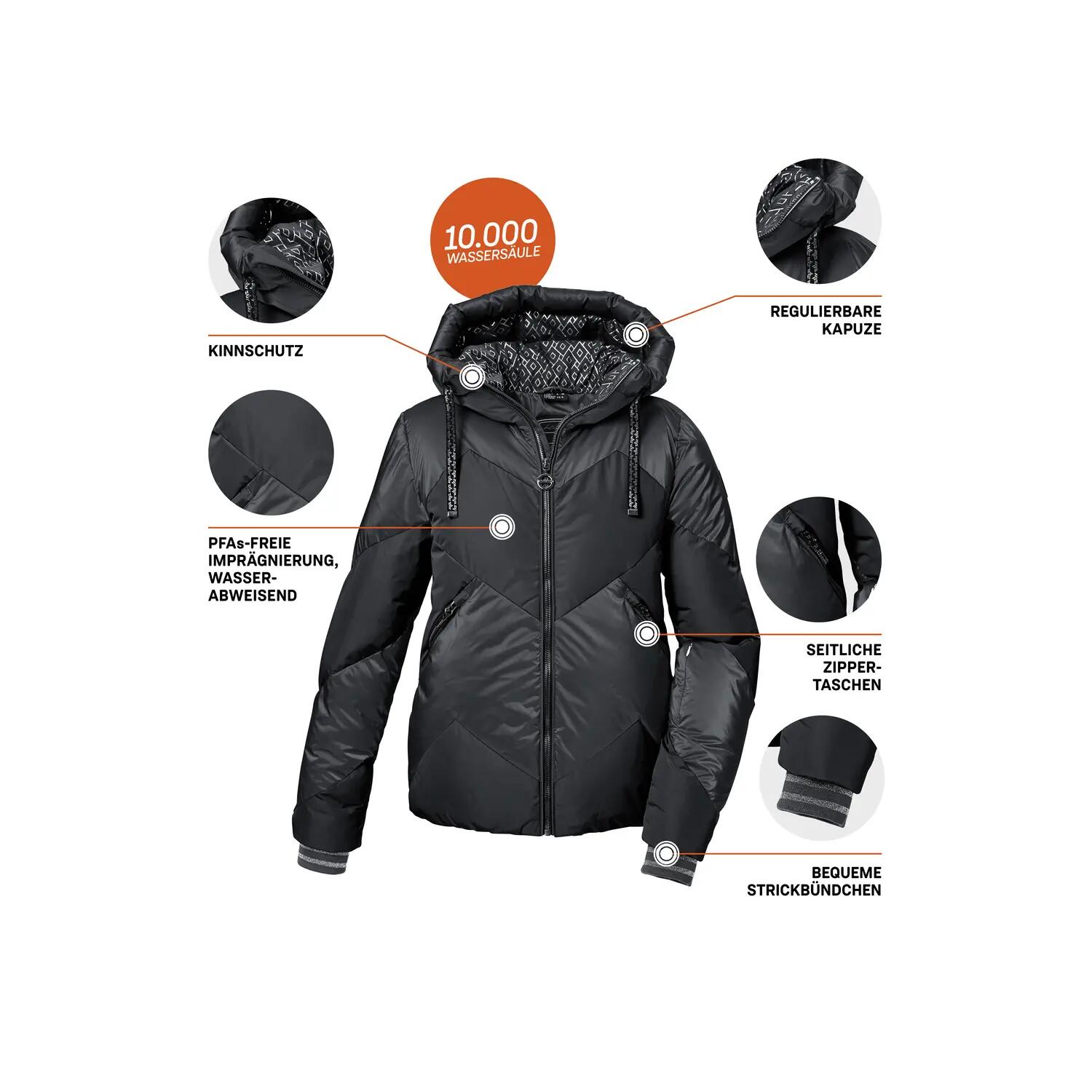 Damen Ski-Steppjacke KSW 100 WMNQLTD JCKT 9/9
