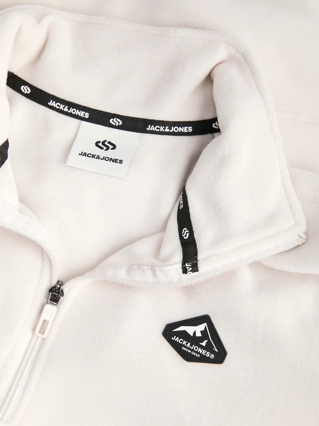 Hombre Esquí Sudadera Polar Cuello Alto y Media Cremallera Tignes Moonbeam 4/4