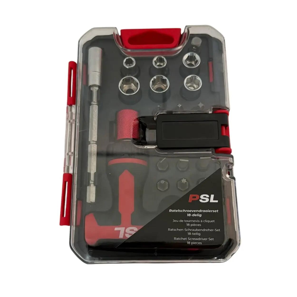 Set di cacciaviti da 18 pezzi con impugnatura a T, punte bussola e Torx 5/5