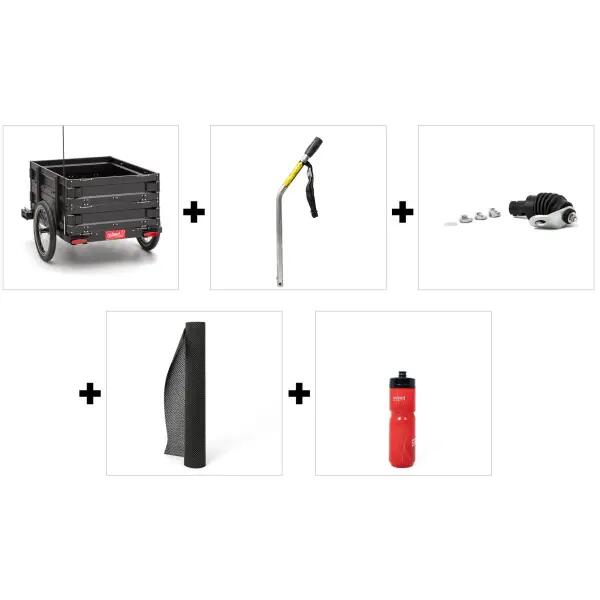 Remorque vélo cargo Roland CARRIE M.e aluminium double parois latérales 2/3