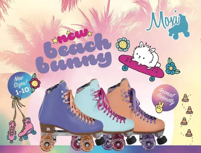 MOXI Roller Quad Beach Bunny Periwinkle 4/6
