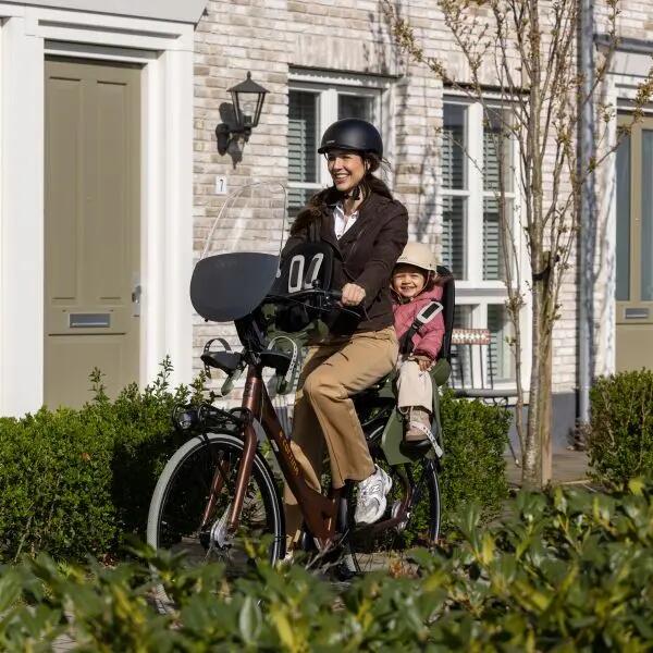 Siège enfant arrière vélo Qibbel Air AVS+ porte-bagages 3/6