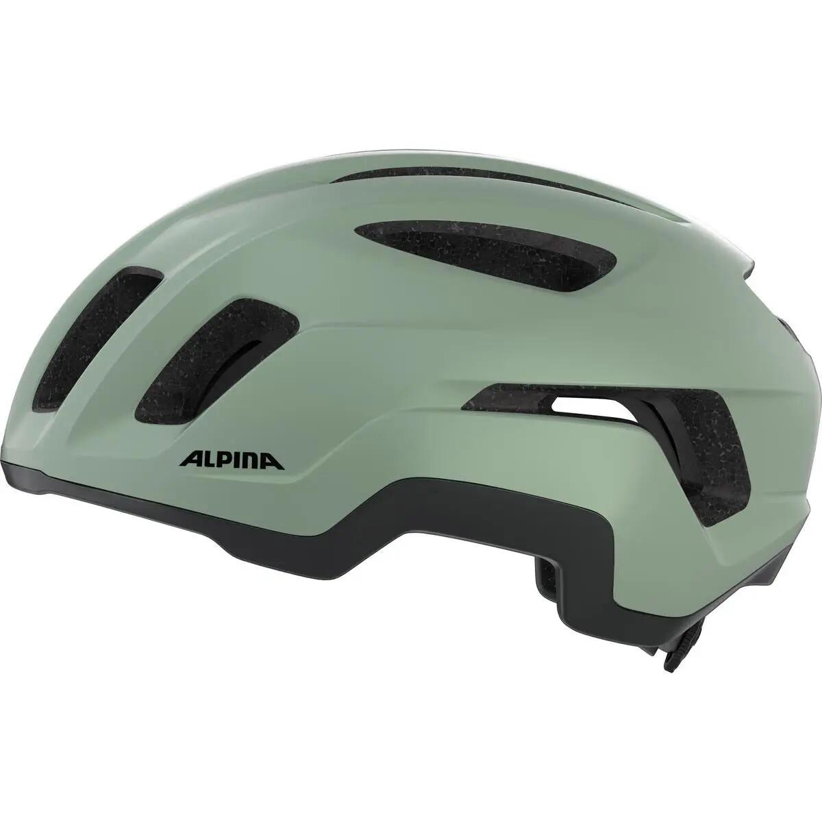 Olympic Sportswear Alpina casque urbain 55-59 cm vert mat 4/4