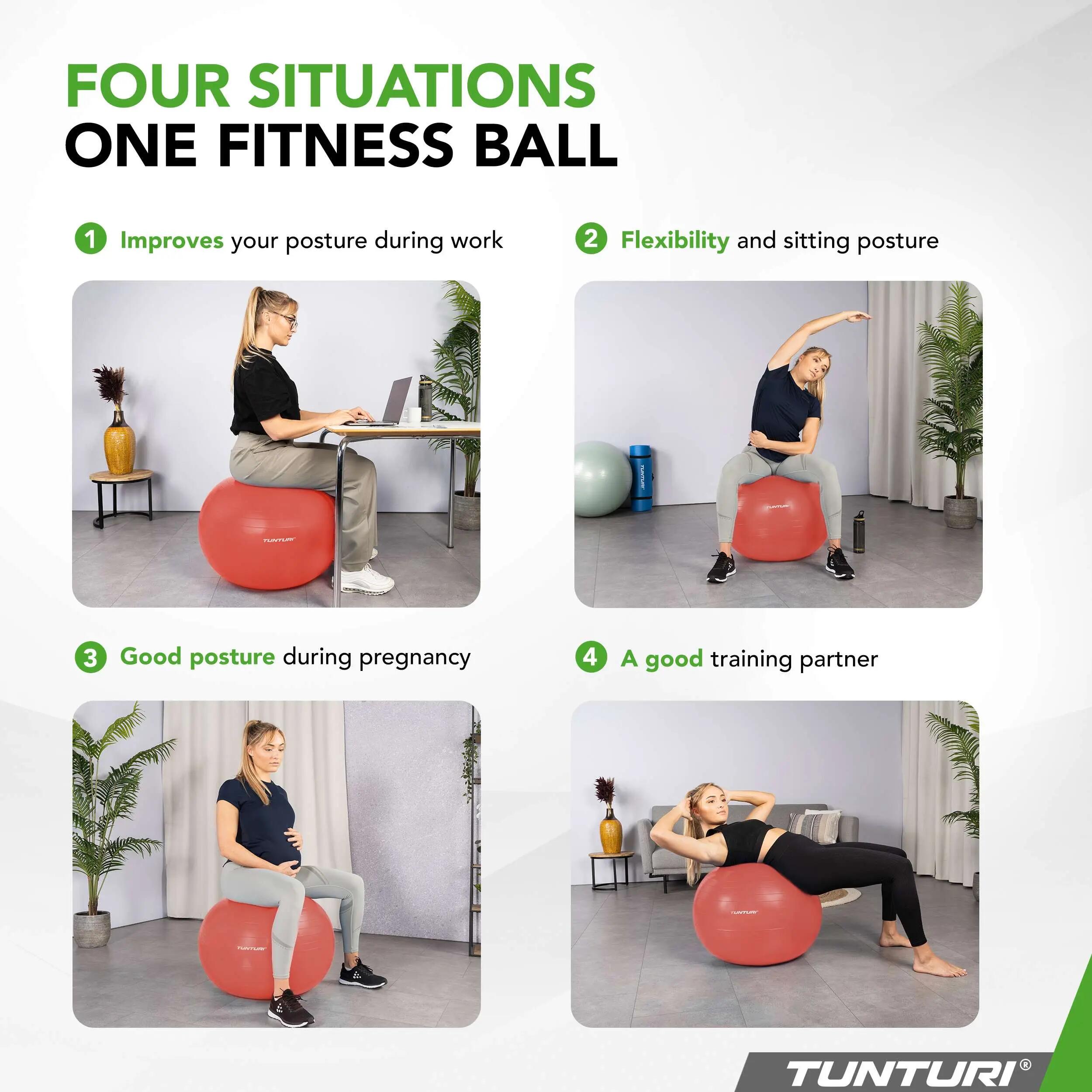 Gymball 55cm, Rose gold, Anti Burst 3/7