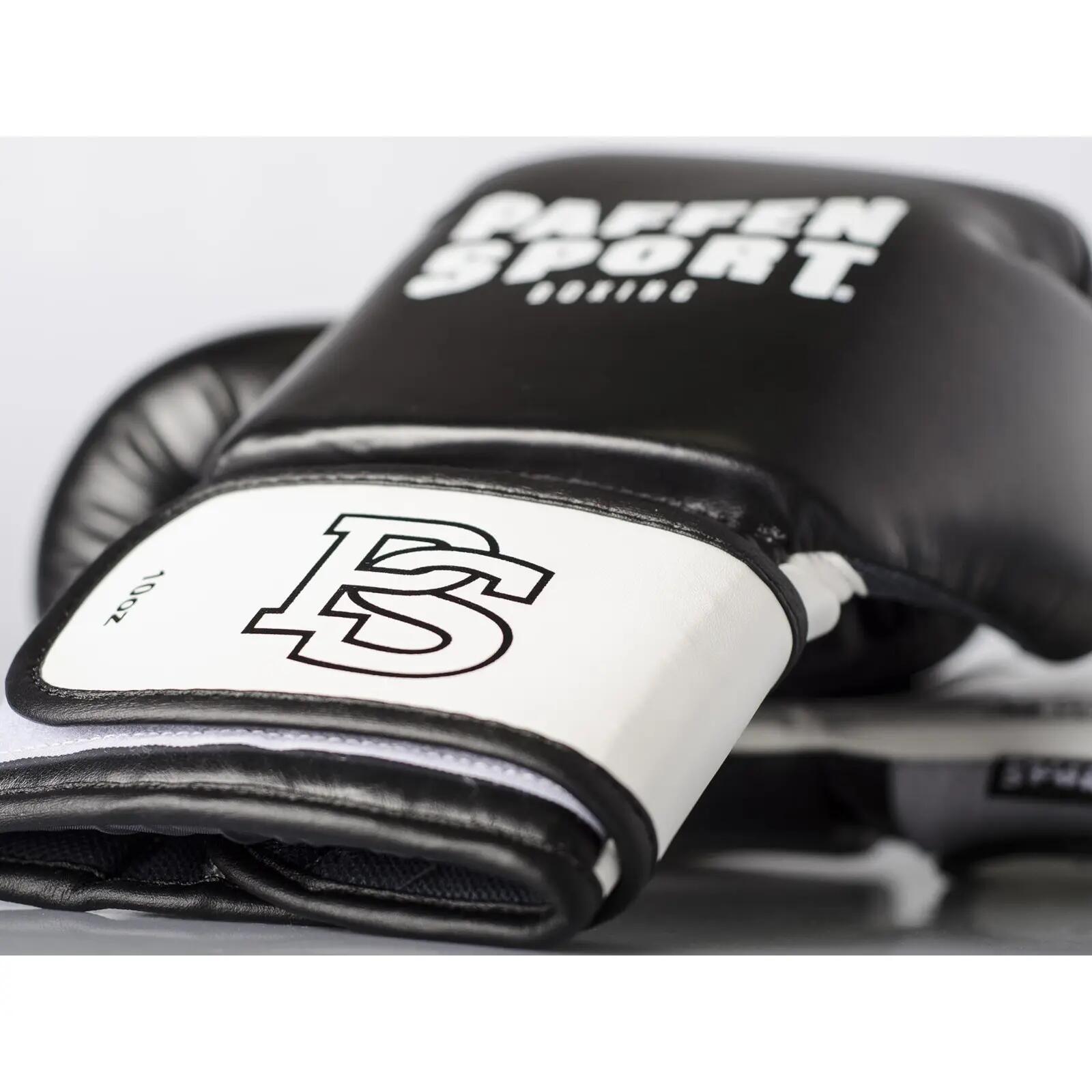 Bokshandschoenen - Boksen - Fit - Zwart/wit - Maat 12 3/4