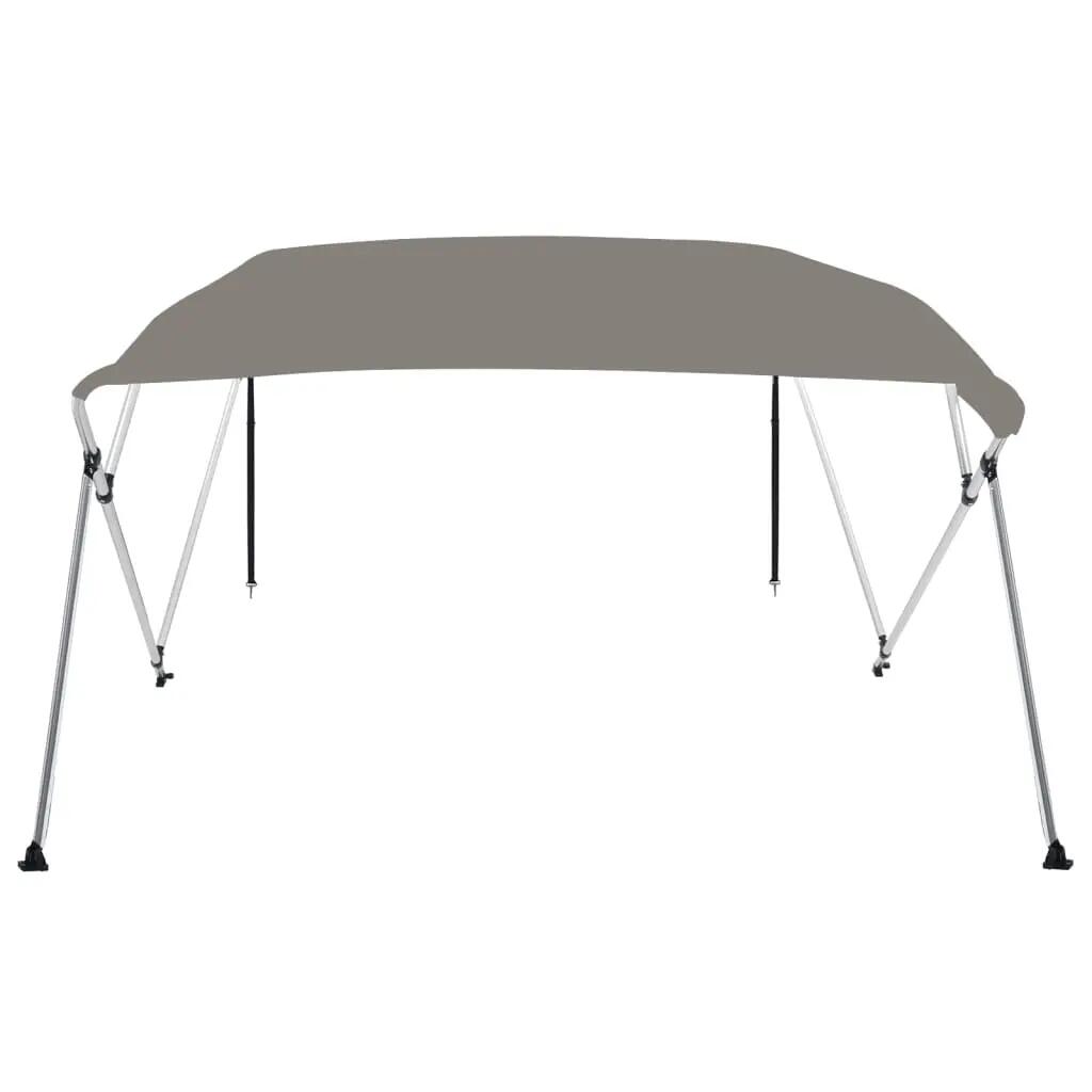 Bimini 4 arches VidaXL alu pliant polyester PU avec panneaux latéraux 3/3