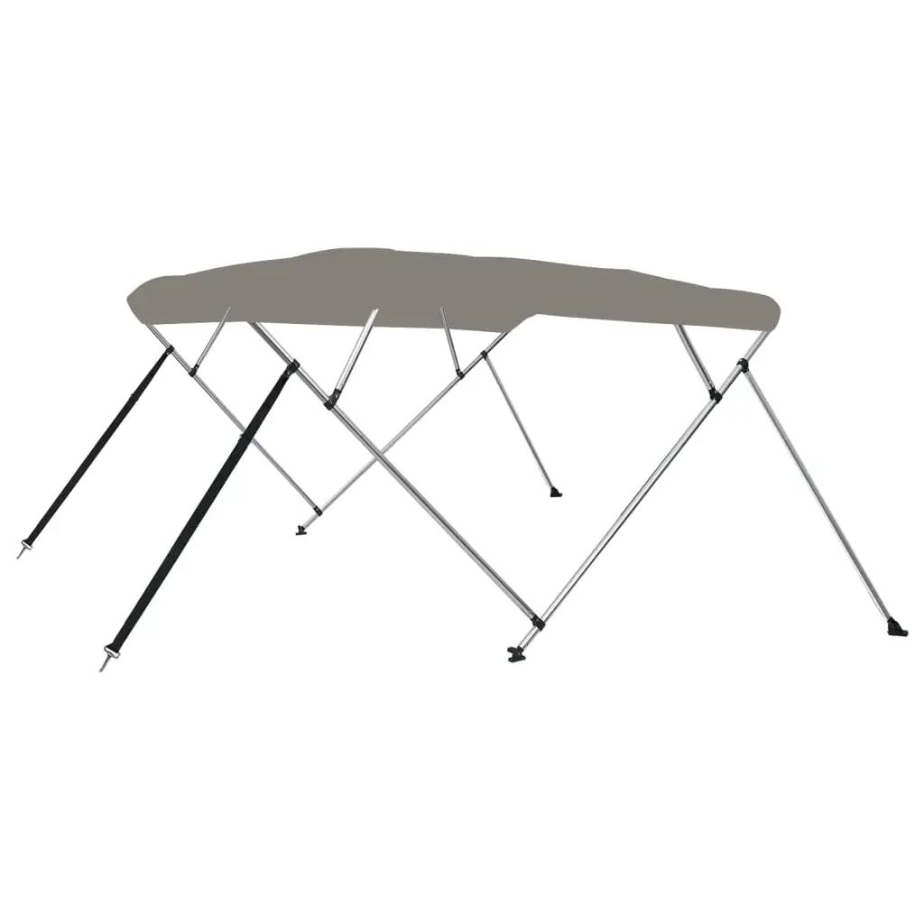 Bimini 4 arches VidaXL alu pliant polyester PU avec panneaux latéraux 2/3