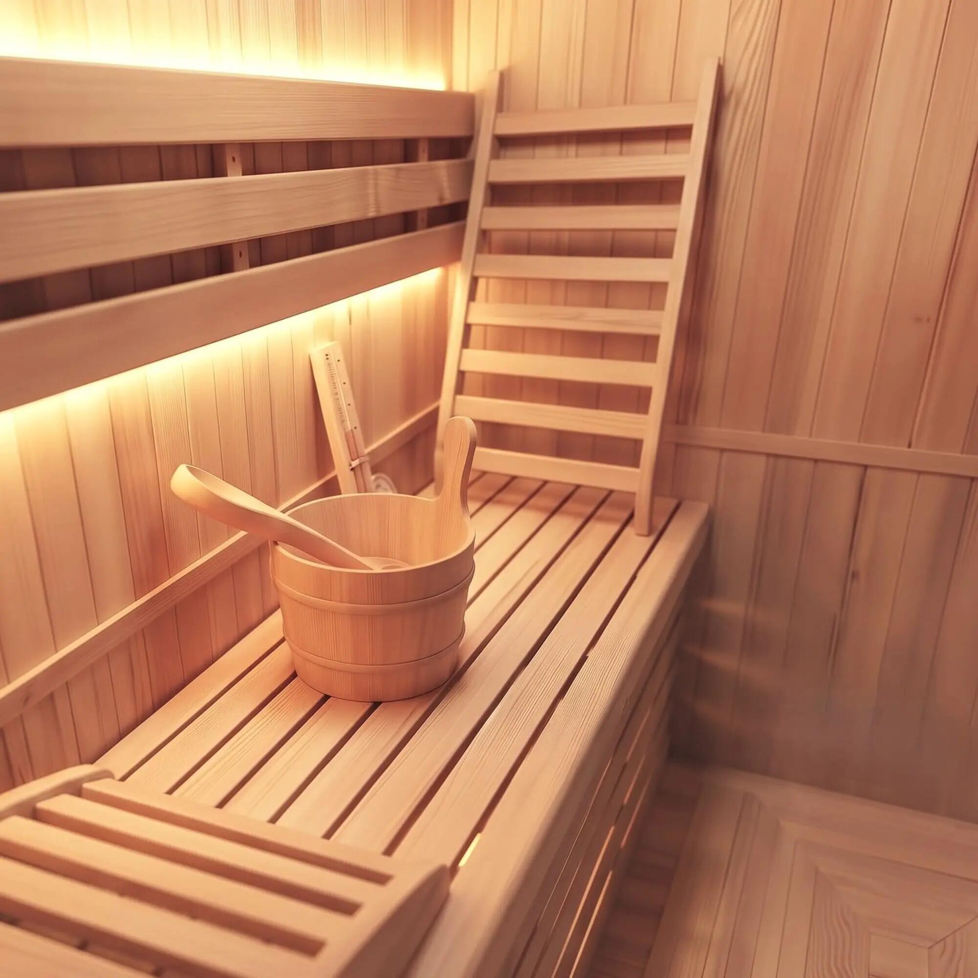Sauna finlandesa interior Panorama 3 plazas 3500W 6/8
