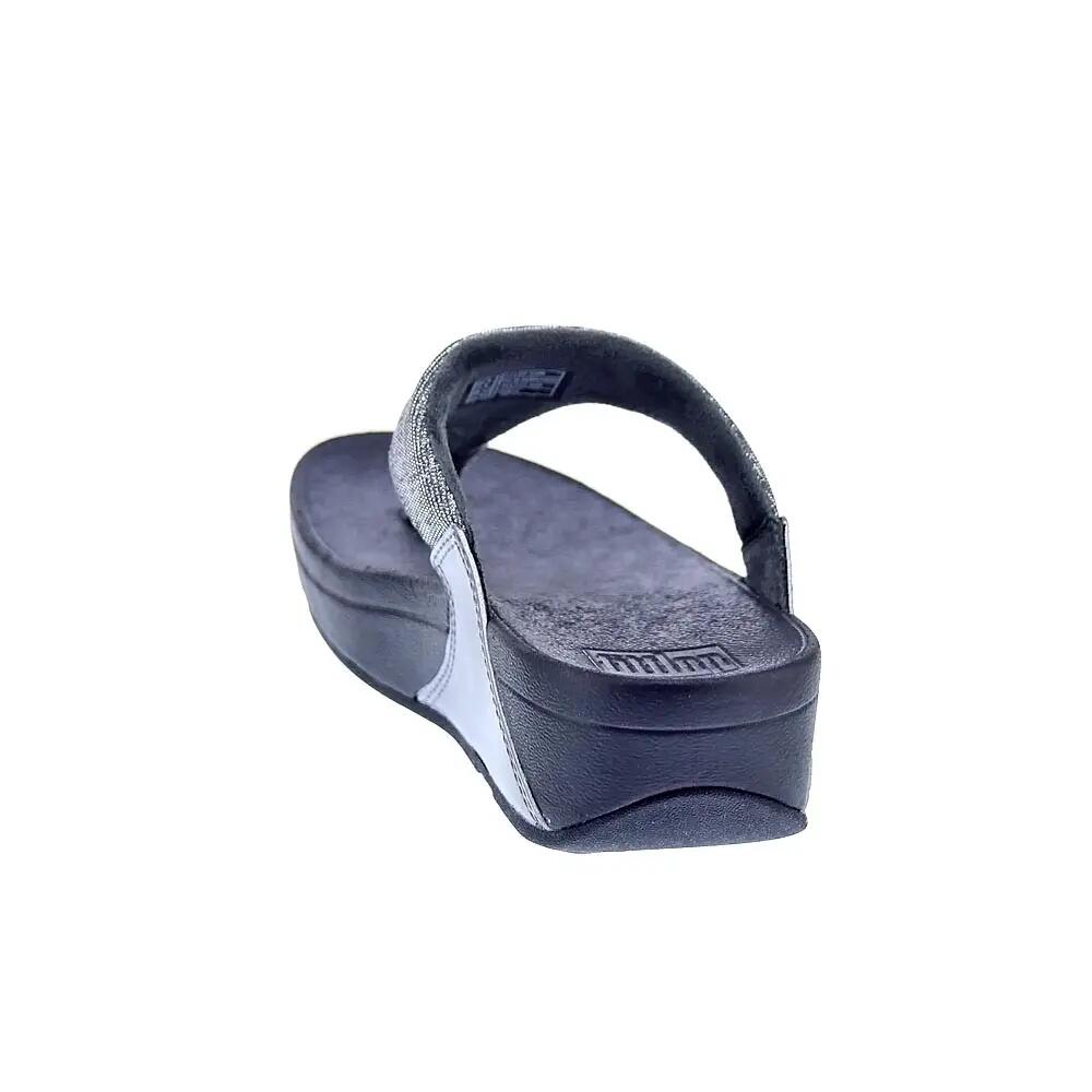 FitFlop Lulu Shimmerlux Toe-Post Sandals  TIN 39 3/7