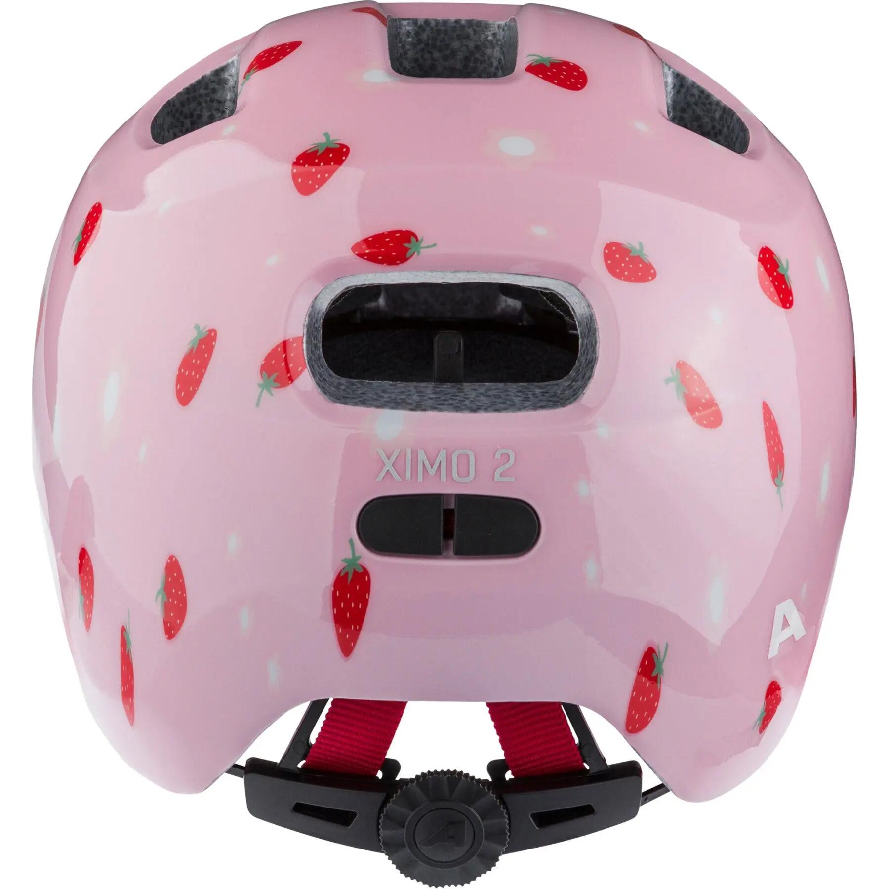 Casque vélo enfant Alpina Ximo 2 Inmold EN 1078 fraise 3/4