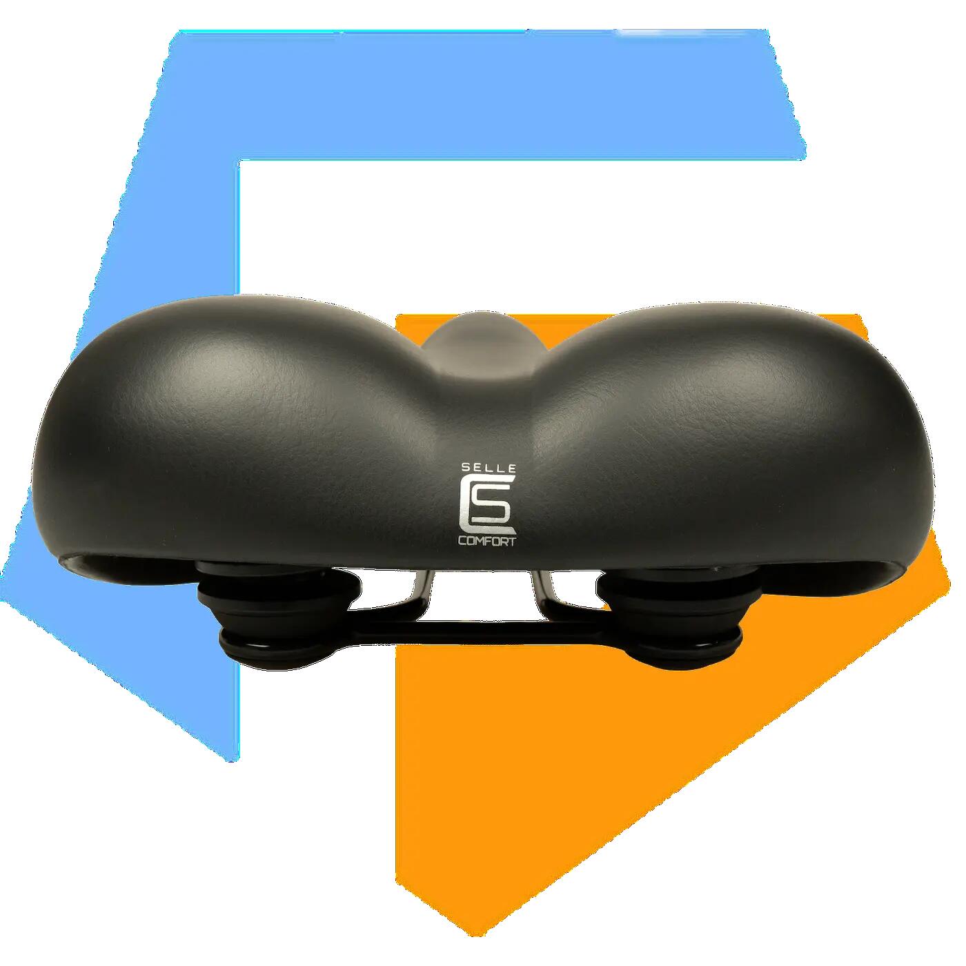 Selle Comfort Fietszadel Heavy Duty - Zwart 6/6
