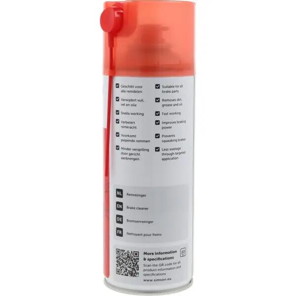 Spray nettoyant freins Simson 400 ml anti-résidus 3/3