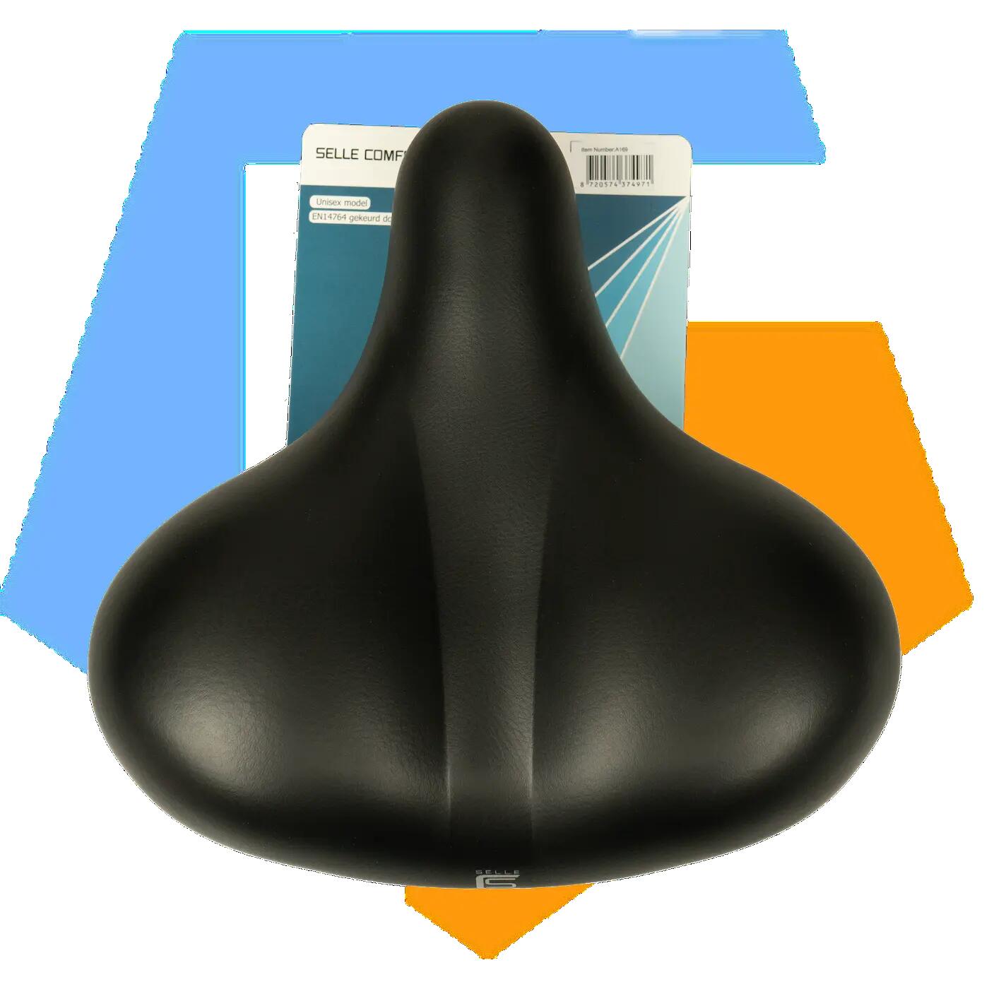 Selle Comfort Fietszadel Heavy Duty - Zwart 3/6