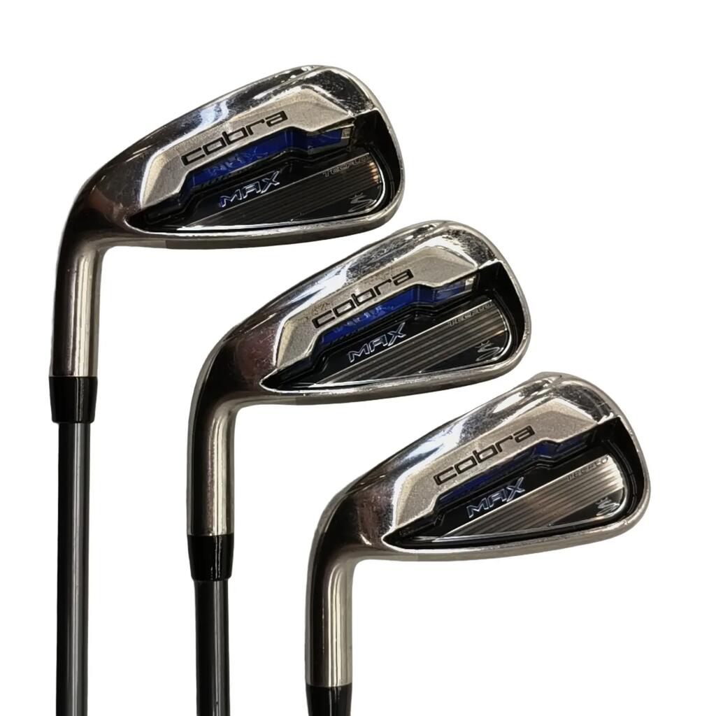 Left Cobra Max TecFlo Iron Set / 5-PW+GW / Flex A-flex / Graphite