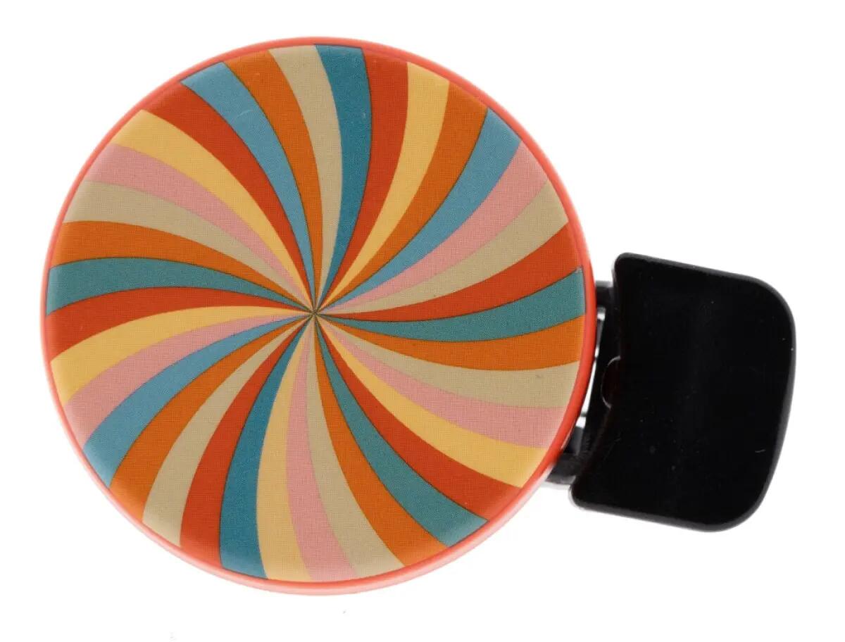 Clochette vélo 40 mm rétro 70 avec support à pince NietVerkeerd 4/4