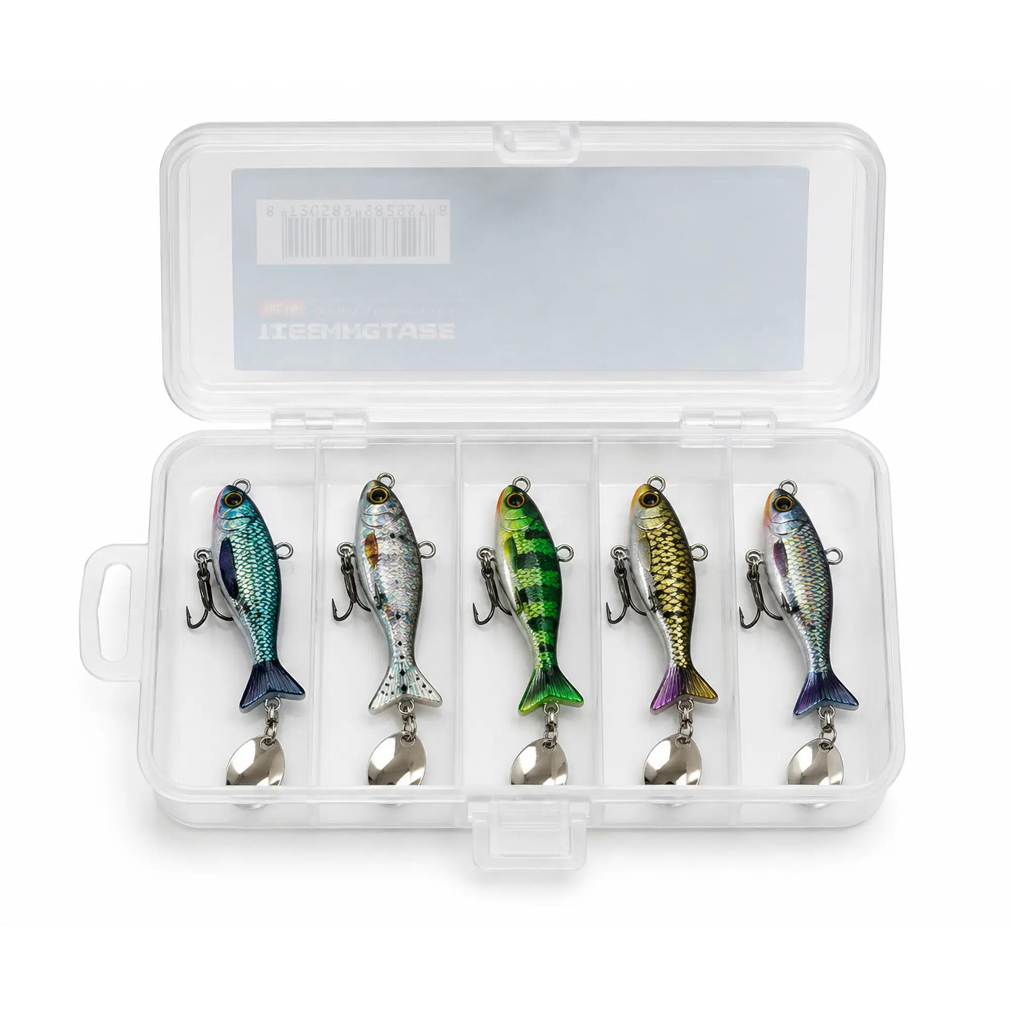 Fish-Xpro LifeMetal Tail Spinner Set - 5 Stuks - 4,5 cm - 23 g - Tacklebox 2/7