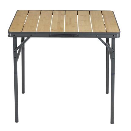 Table de camping Camp Active pliable hauteur réglable bambou alu