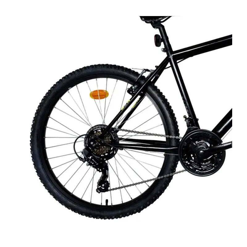 BICICLETA MTB 26" VITAL BIKE SPORTCROSS NEGRO AMARILLO 2/3