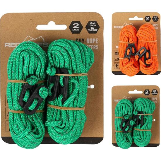 Corde de haubanage tente Redcliffs 4 mm 10 m lot de 2