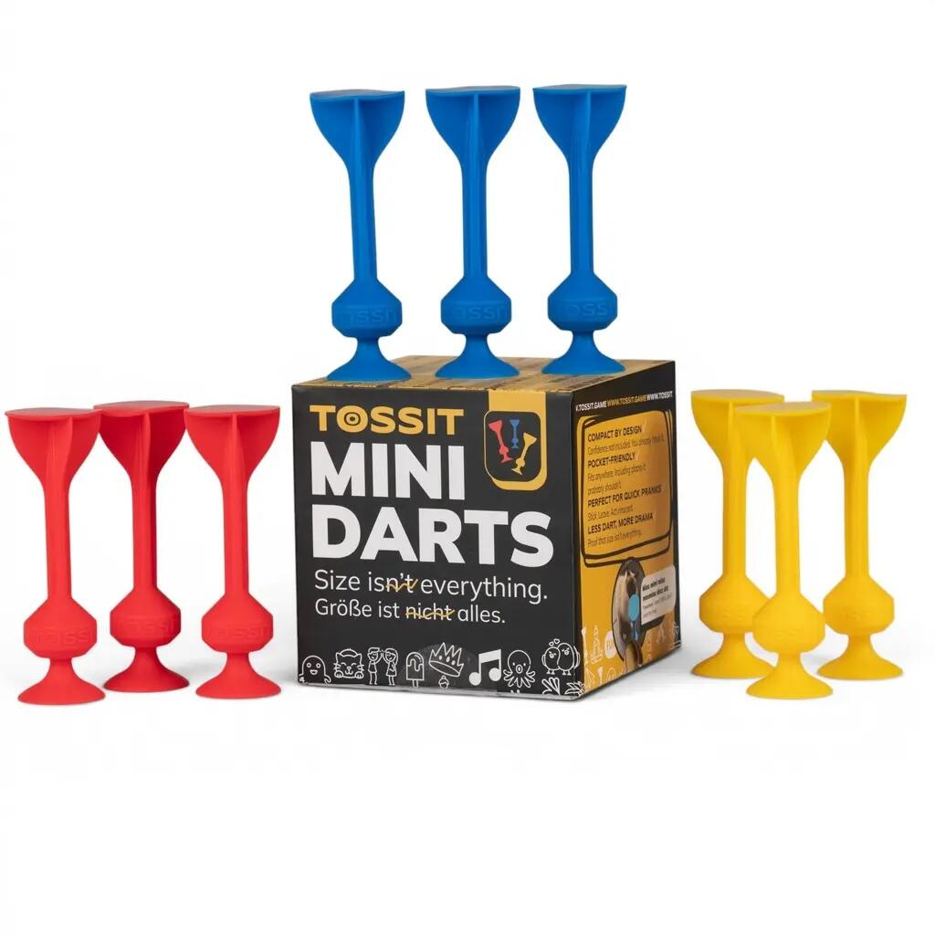 Darts Mini-Saugnapf-Dartpfeile 9 Pfeile und 2 Boards Mini Darts Classic 2/6