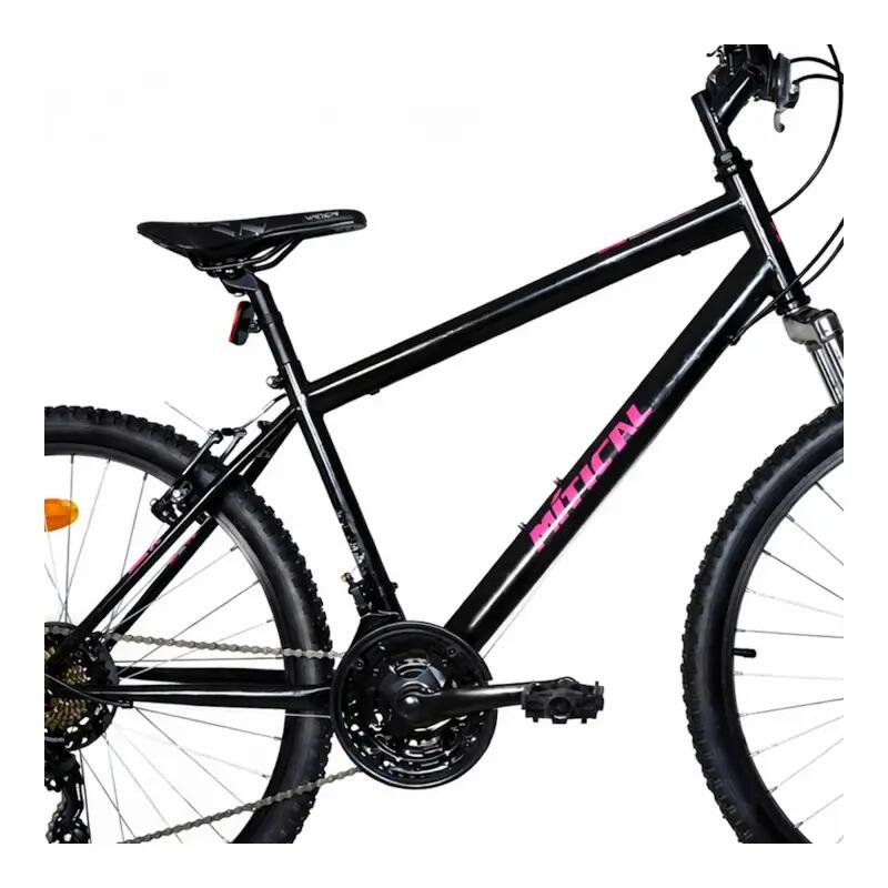 BICICLETA MTB 26" VITAL BIKE SPORTCROSS NEGRO ROSA 3/3