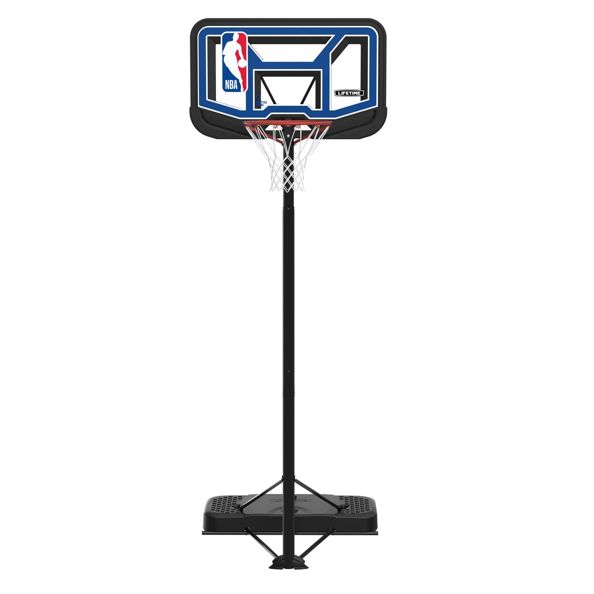 Panier de basket sur pied Lifetime NBA Streamline Fusion - planche transparente 7/10