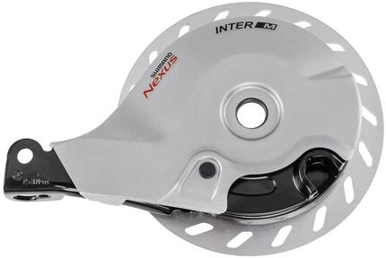 Hamulec rolkowy Shimano BR-C3001-R tylny, srebrny.