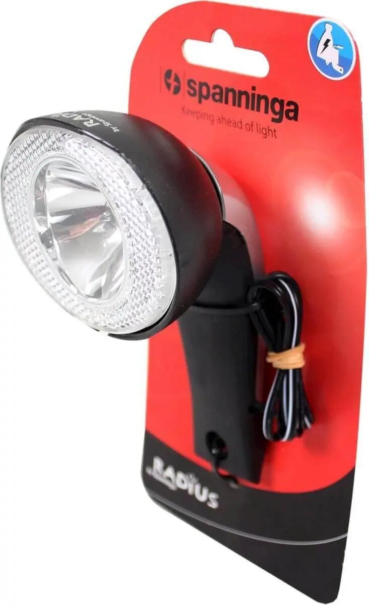 Spanninga Radius basic phare vélo avant noir 2/3