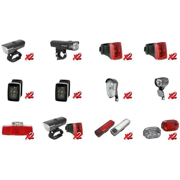 SMART kit d’éclairage vélo de démarrage 12 pièces avant arrière 2/2