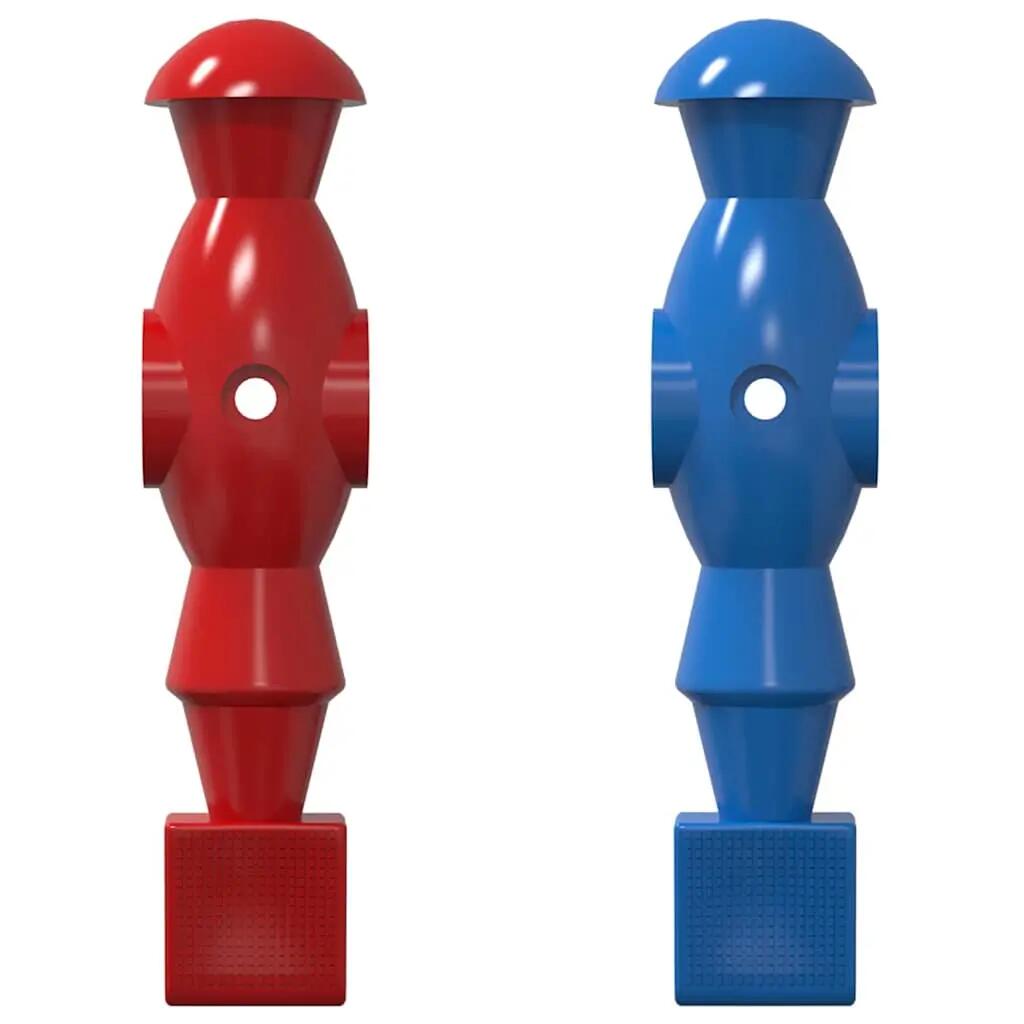 Pions de baby-foot VidaXL set de 22 en PP bleu et rouge 2/4