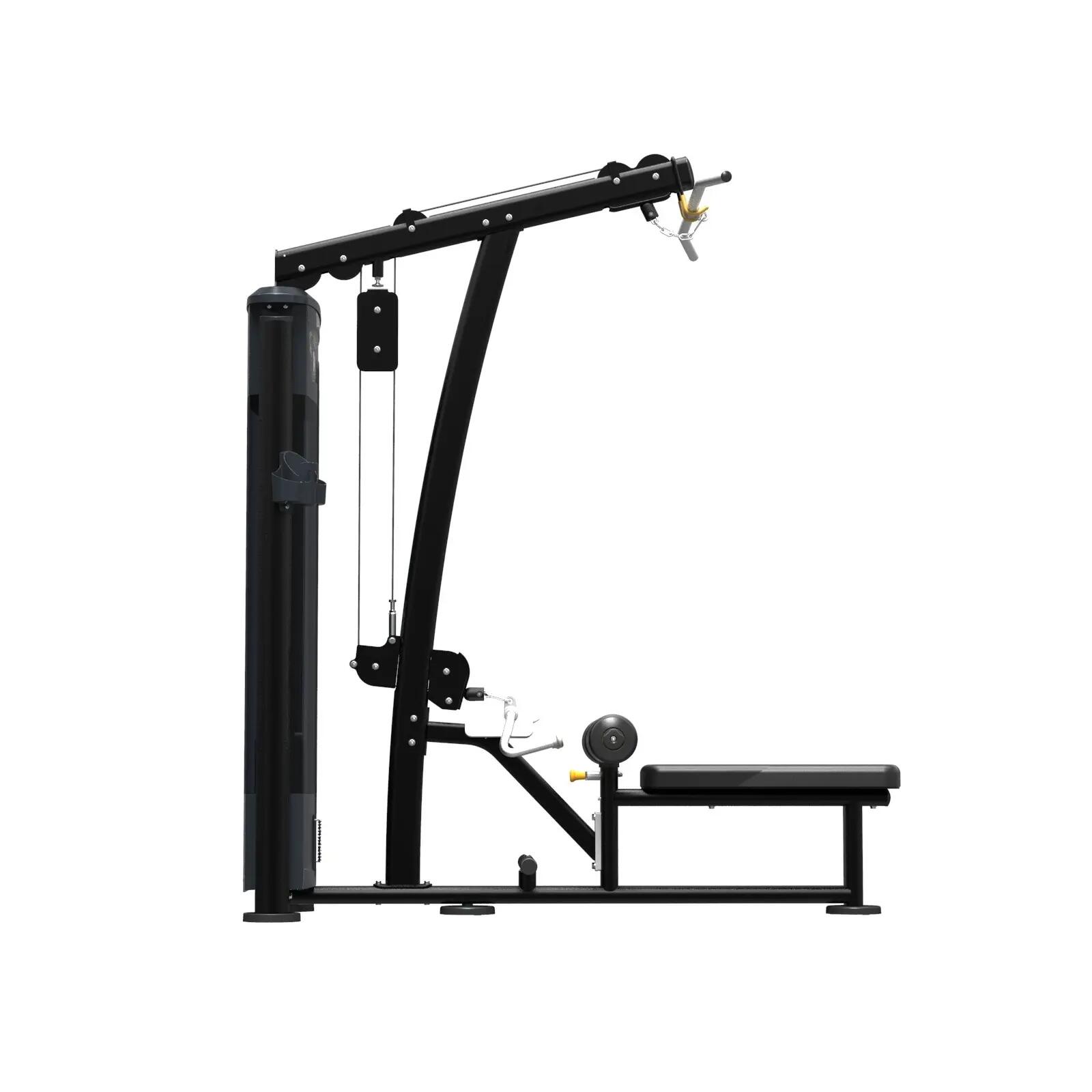 Station muscu - Dos - Lat pulldown et row assis IT95 - Noir 2/4