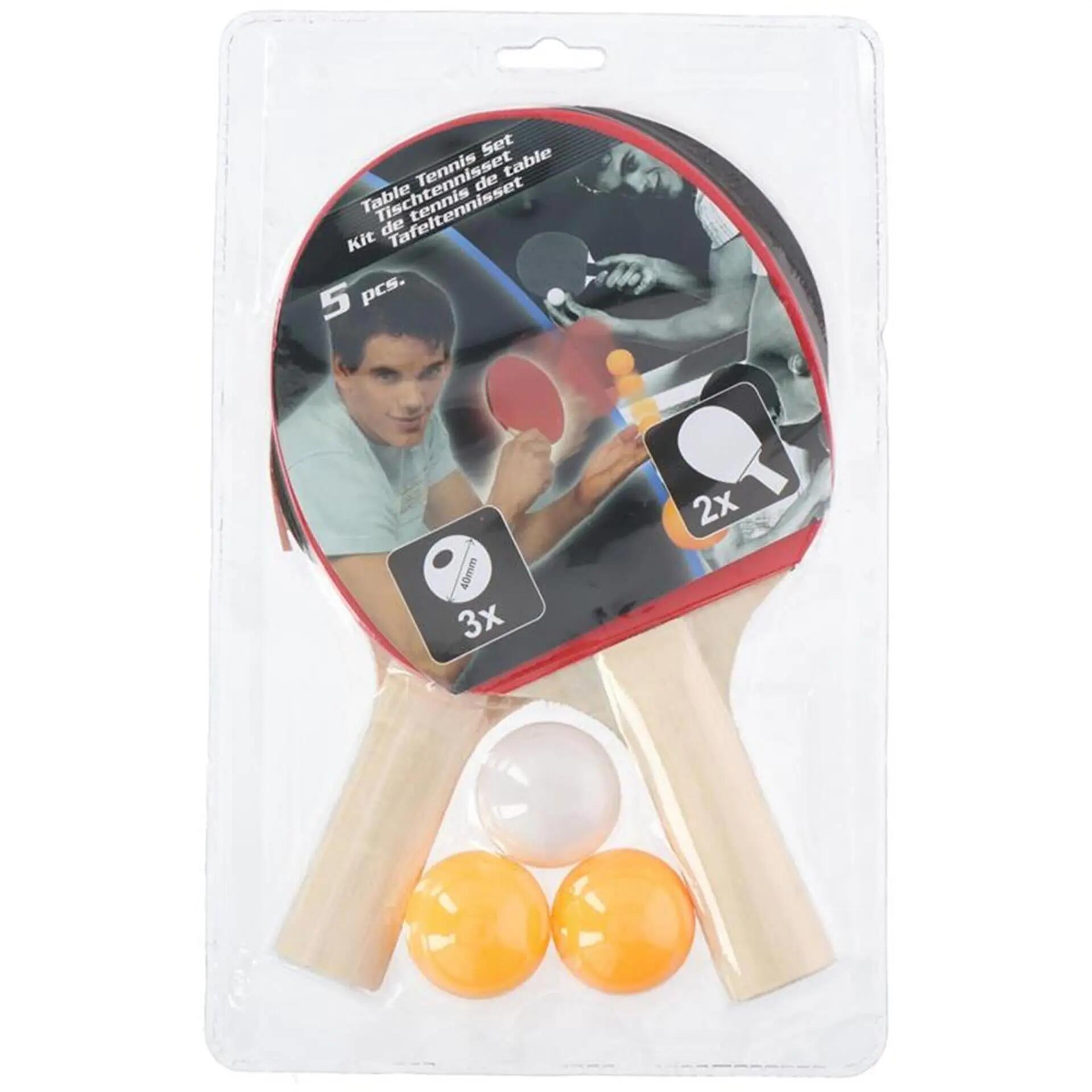 Set de tennis de table Scatch 5 pièces 2 raquettes 3 balles 2/2